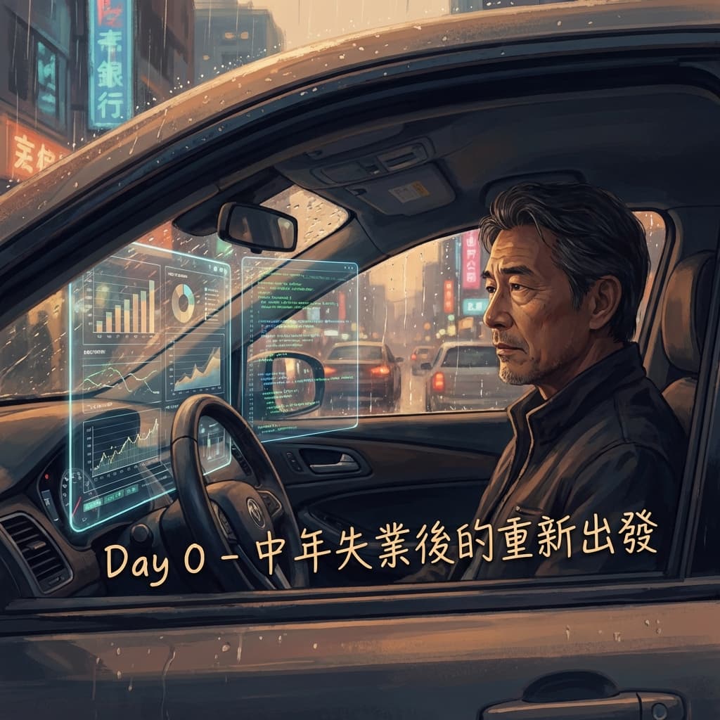 Day 0：55歲失業、抗癌、開Uber，我用AI翻轉人生下半場